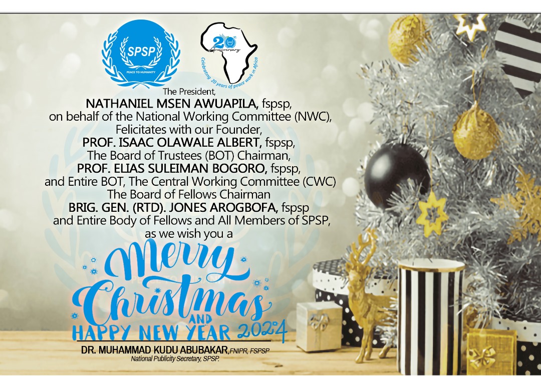 Christmas Greetings from SPSP